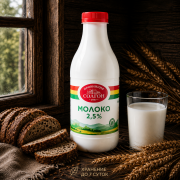 Молоко 2,5% 1л. ПЭТ