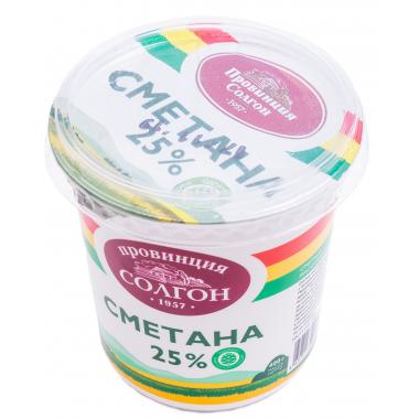 Сметана 25% 400г.