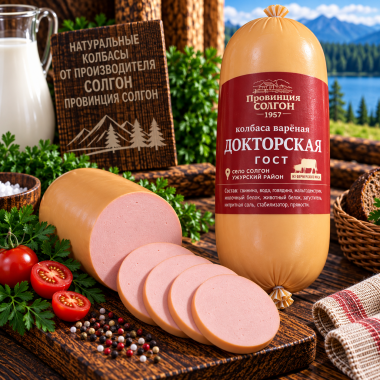 Колбаса вареная Докторская п/а 500г
